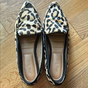 NWOT Me Too Brown and Black Loafers Flats
